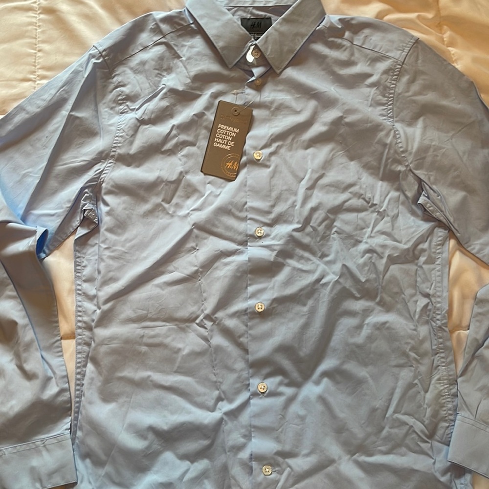 H&M slim fit - button down NWT